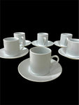 12pc set small tea & coffee cups