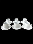 12pc set small tea & coffee cups