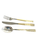 6pc set Forks Silver & Gold