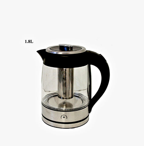 Electric Glass Kettle With Filter / 1.8L