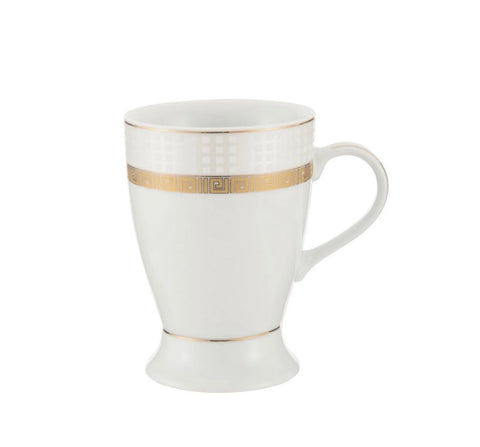 Coffee Mug Porcelain 6 pc set 9 OZ
