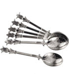 6Pc Tea Spoon Set / Silver