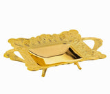 Candy Serving Tray Gold
