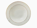 6Pc Gold White Salad plate 9” Inches