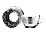 12Pc Tea Glass set Promsiz / Silver