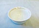 6Pc Gold White Plate 6” Inches