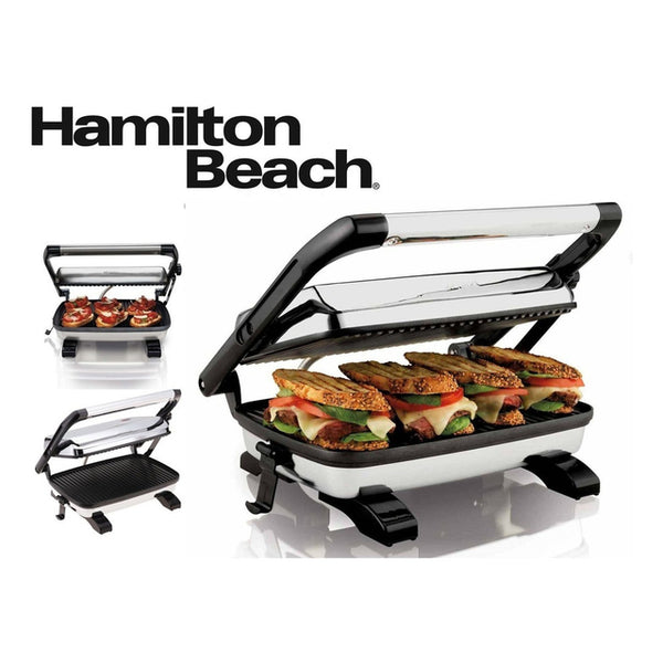 Hamilton Beach Panini Press Gourmet Sandwich Maker 25450 