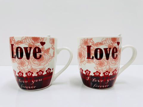 4pc Cups and Spoons / Valentines Gift