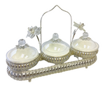 3 Section Candy Tray Silver