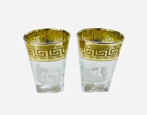 6Pc Shot Glasses Set / Gold
