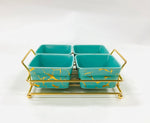 5Pc Kitchen Jar / Green