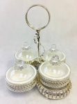 4 Section Candy Tray Silver